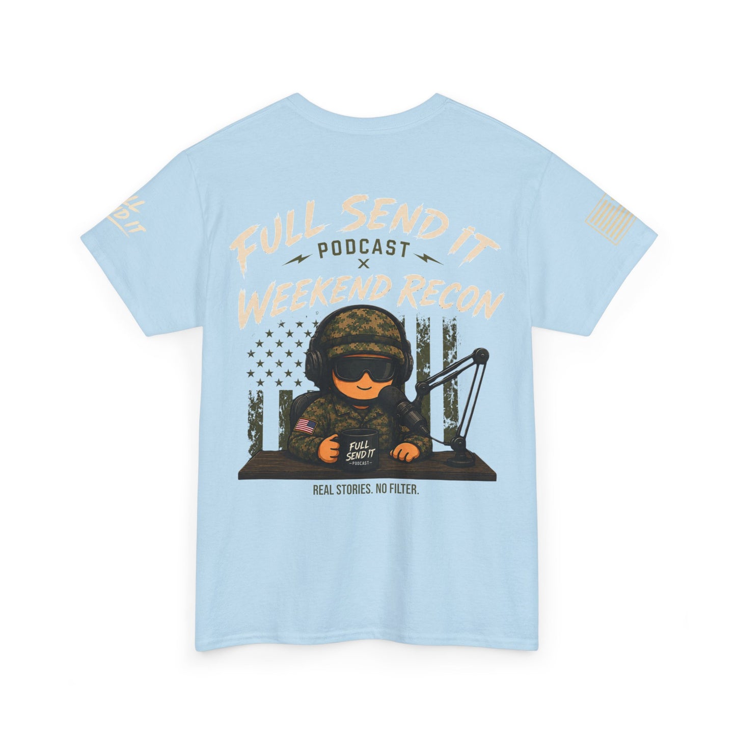 Full Send It Podcast x Weekend Recon Collab Tee
