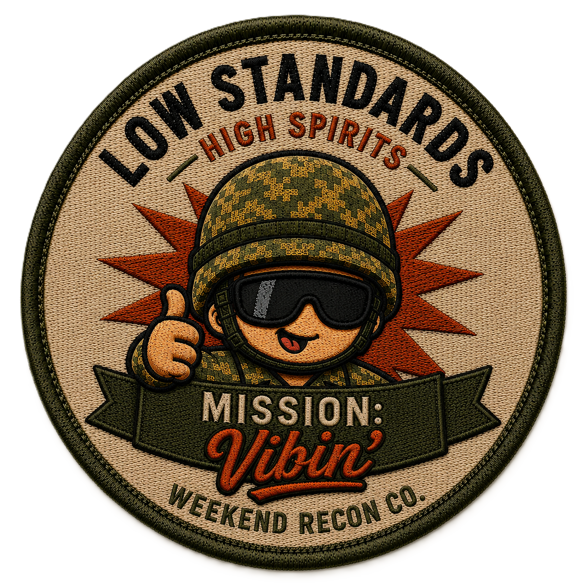 Morale Patch Sticker