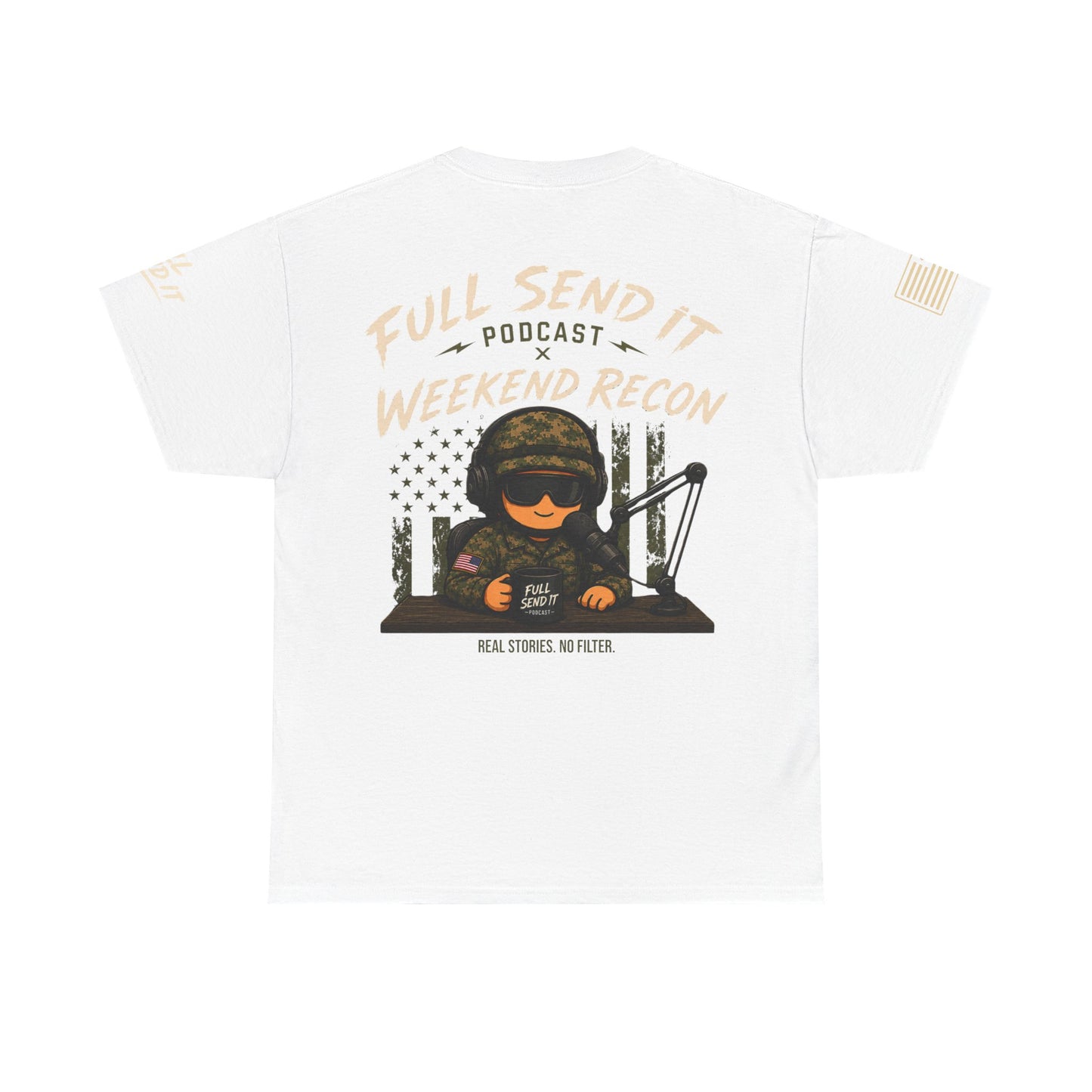 Full Send It Podcast x Weekend Recon Collab Tee