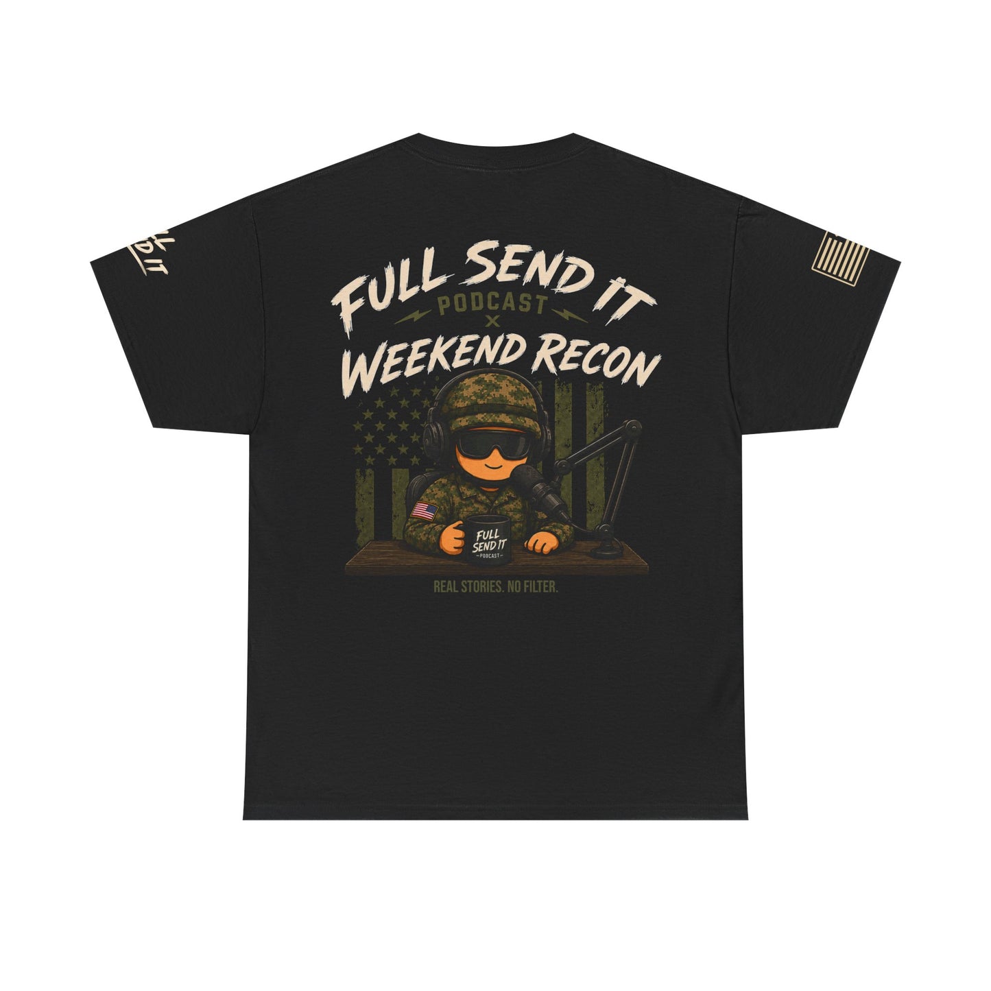 Full Send It Podcast x Weekend Recon Collab Tee