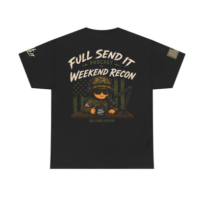 Full Send It Podcast x Weekend Recon Collab Tee