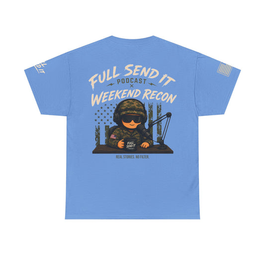 Full Send It Podcast x Weekend Recon Collab Tee