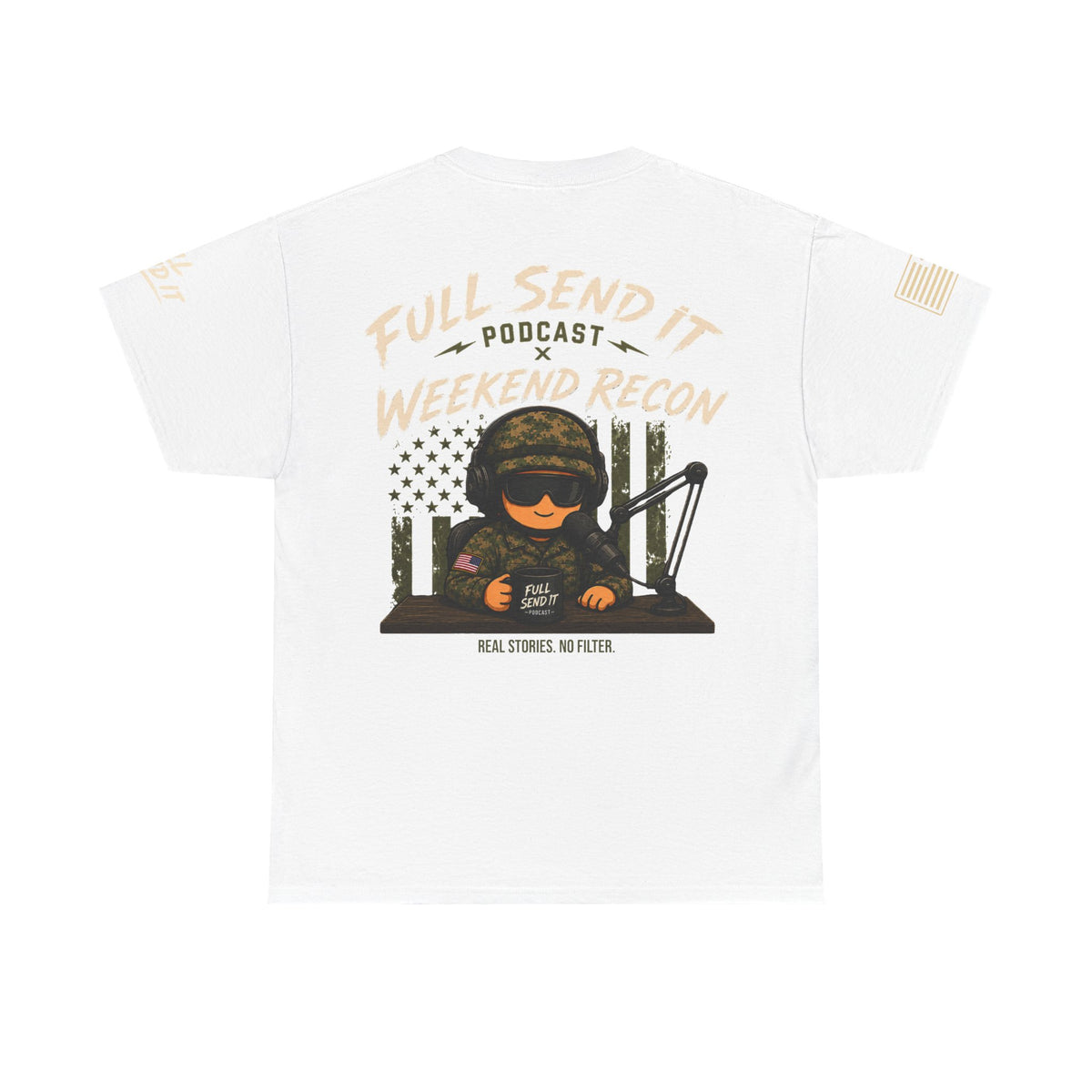 Full Send It Podcast x Weekend Recon Collab Tee