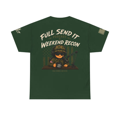 Full Send It Podcast x Weekend Recon Collab Tee