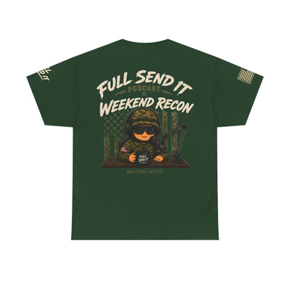 Full Send It Podcast x Weekend Recon Collab Tee