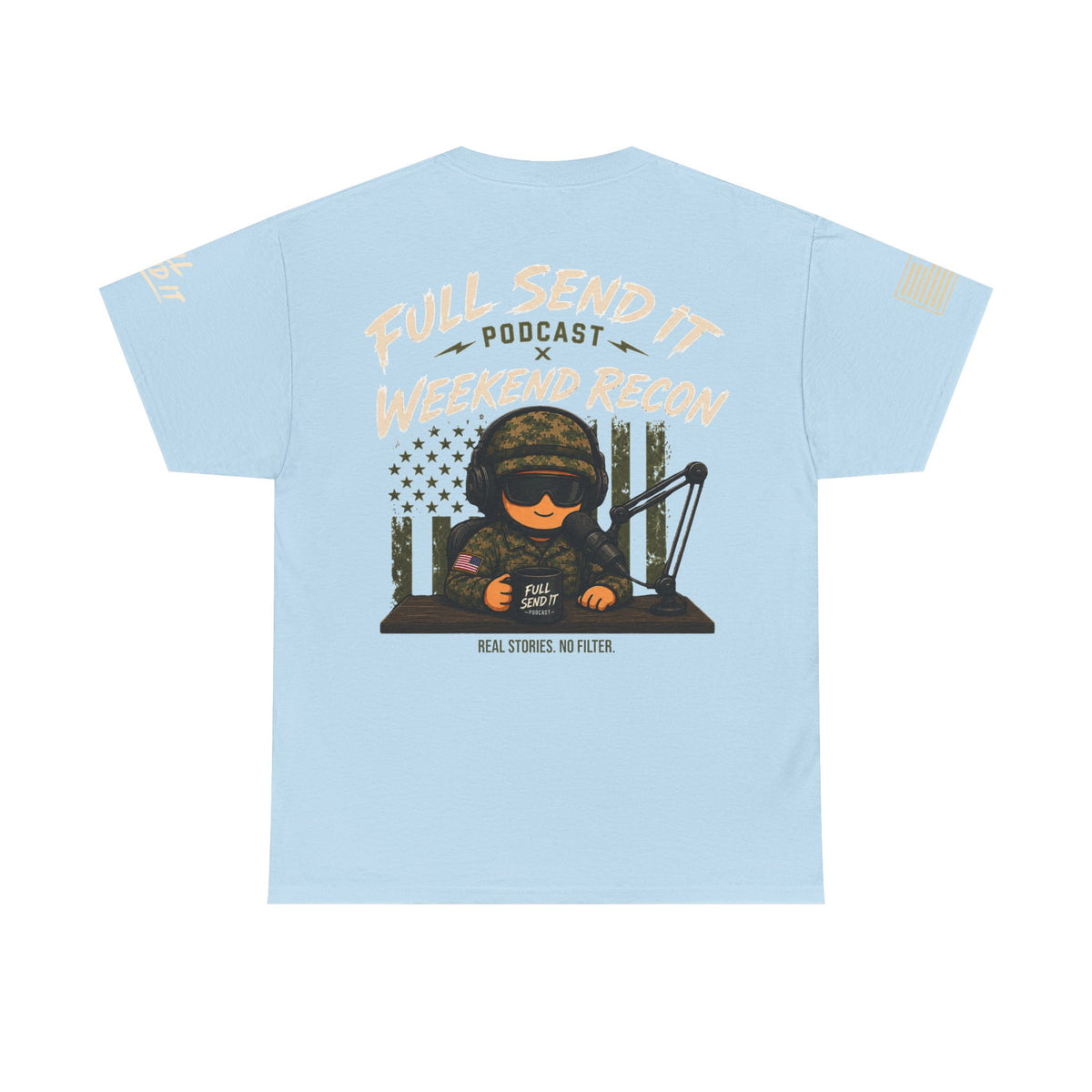 Full Send It Podcast x Weekend Recon Collab Tee