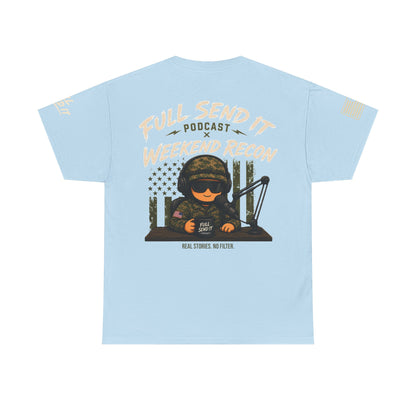Full Send It Podcast x Weekend Recon Collab Tee