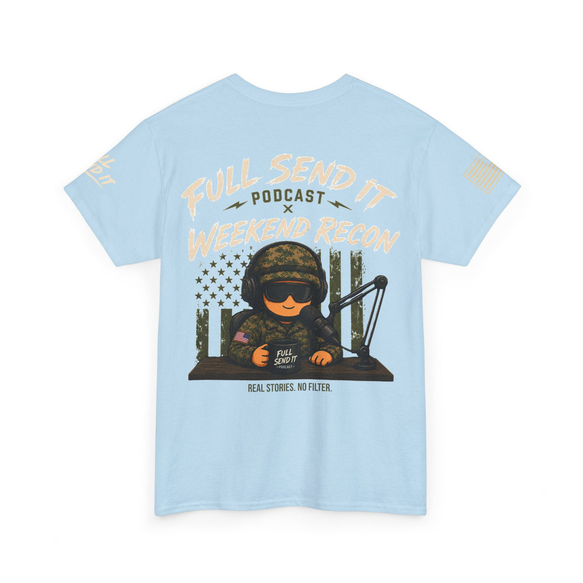 Full Send It Podcast x Weekend Recon Collab Tee