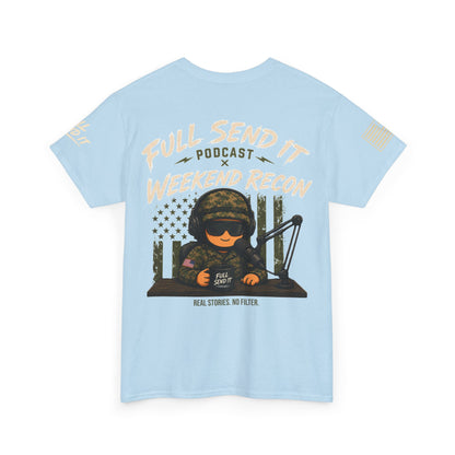 Full Send It Podcast x Weekend Recon Collab Tee