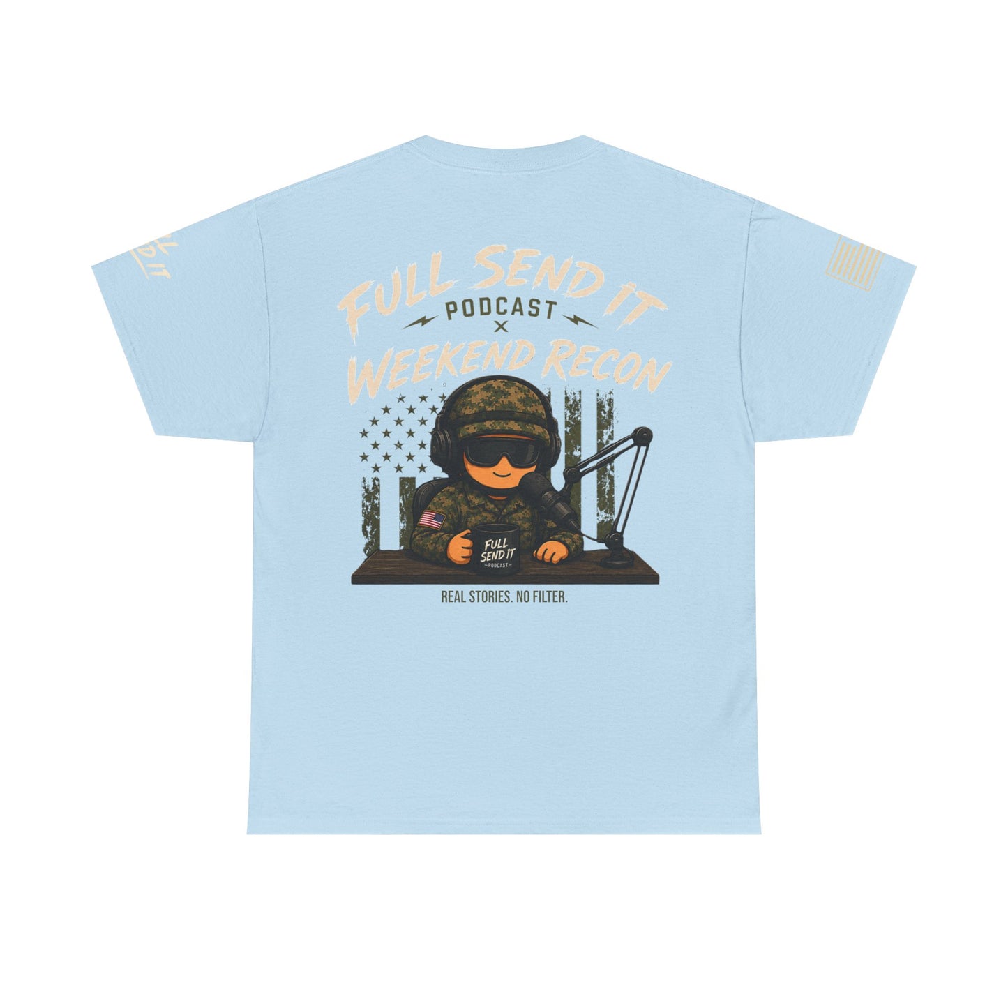 Full Send It Podcast x Weekend Recon Collab Tee