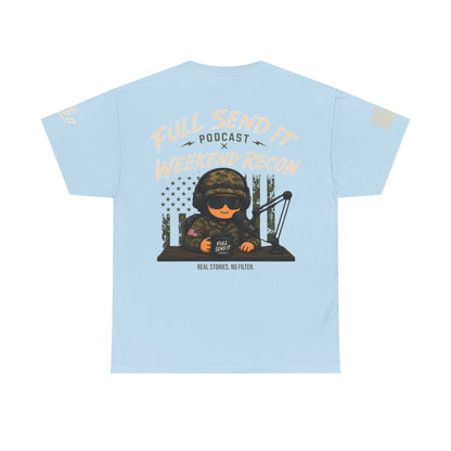 Full Send It Podcast x Weekend Recon Collab Tee